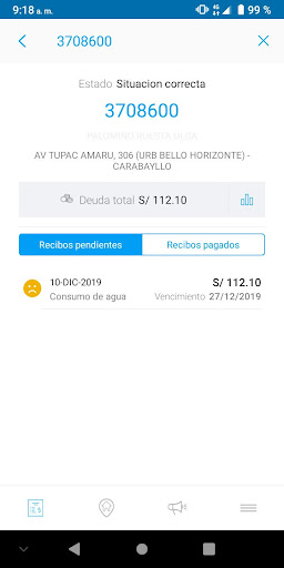 Sedapal Móvil Screen 3
