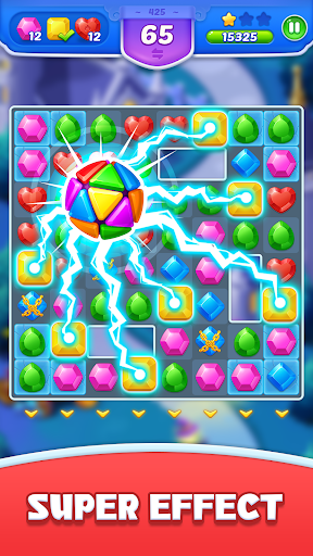 Android application Jewel Ice - Match 3 Game screenshort