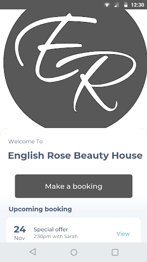 Android application English Rose Beauty House screenshort
