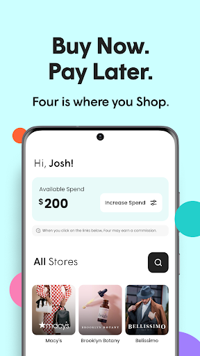 Four | Buy Now, Pay Later Screen 2
