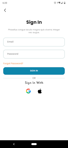 Dunzees- Request a service Screen 2
