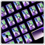 Metal 3d Laser Keyboard Theme