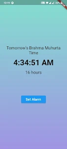 Brahma Muhurta
