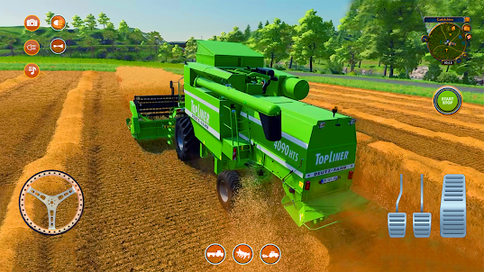 美國拖拉機農業拖拉機模擬