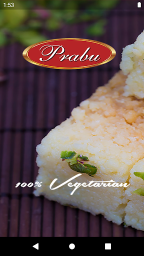 Android application Prabu Sweets screenshort