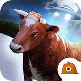 ? Cow Run! - UFO Farm FREE icon