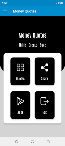 Android application Money Quotes App screenshort