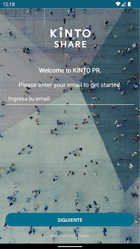 Android application KINTO Share PR screenshort