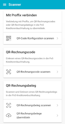 Android application Px5 Scan screenshort
