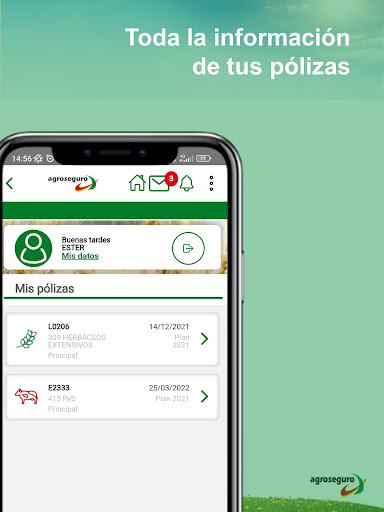 Agroseguro Clientes Screen 2