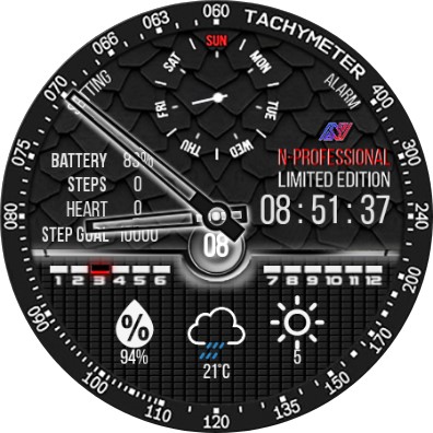 N-SPORT186 Digital Analog Face screenshot 14