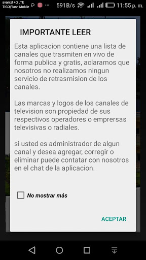 Television Honduras Radio Screen 3