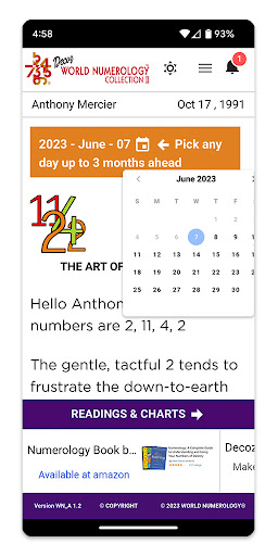 Android application World Numerology Collection II screenshort
