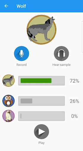 Android application Animalikes screenshort