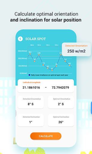 Solar Spotter & PV Calculator Screen 2