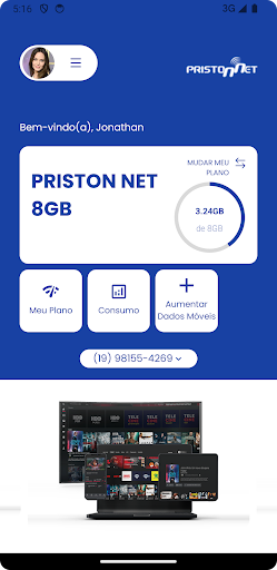Priston Net Móvel Screenshot