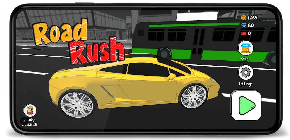 Road Rush - Highway Toon Drive