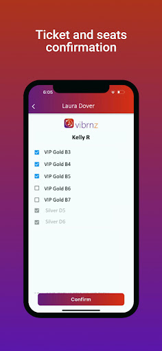 Android application Vibrnz Organizer screenshort