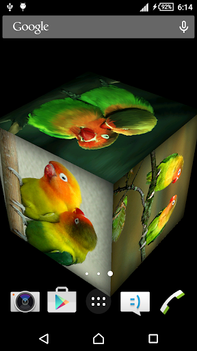 Android application Love Bird Live Wallpaper screenshort