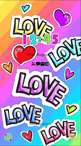 Colorful Love - Wallpaper Screen 2