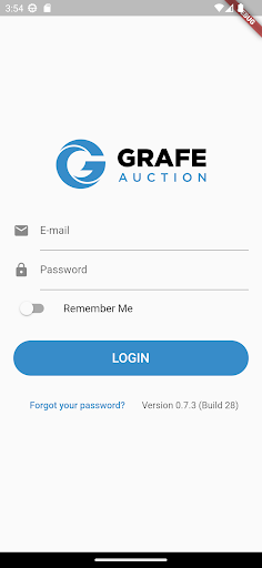 Android application Grafe Auction Logistics screenshort