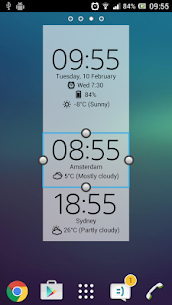 Digital Clock and Weather Widget 4