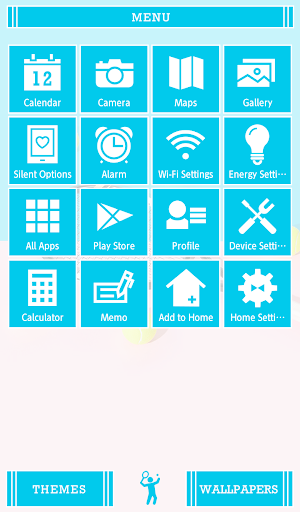 I Love Tennis Theme Screen 2