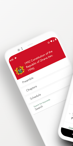 Android application The Constitution of Ghana 1992 screenshort