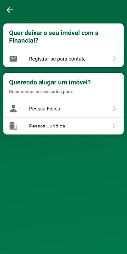 Financial Imobiliária Screen 2