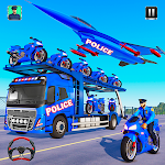 Cover Image of Download Police Bike Transports Truck 3.1 APK