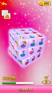 Princess Rubik's Cube Sort 3D