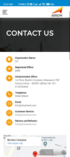 Android application Chartered Accountant screenshort