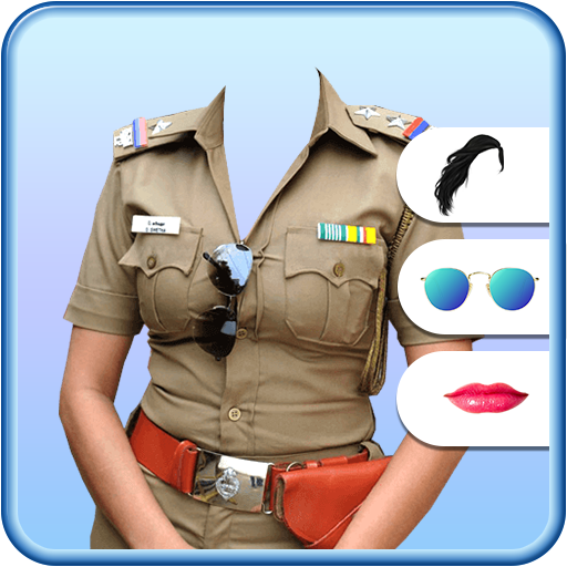 Women Police Photo Suit logo