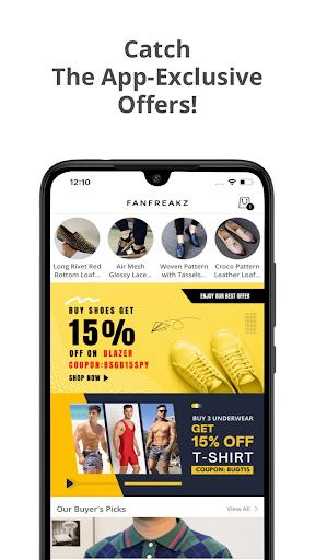 FanFreakz | Men's Fashion Screenshot 1 - AppWisp.com