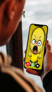 Scary Yellow Baby Video Call