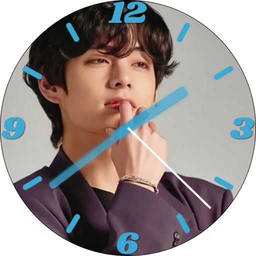 BTS V Clock Wallpapers logo