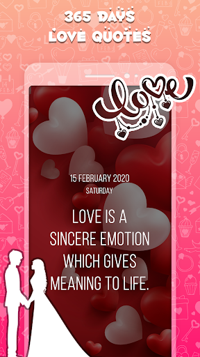365 Days Love Quotes Screen 2