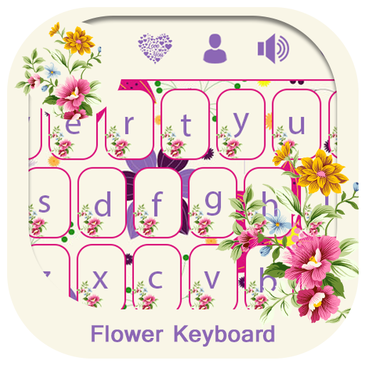 Flowers Keyboard Logo
