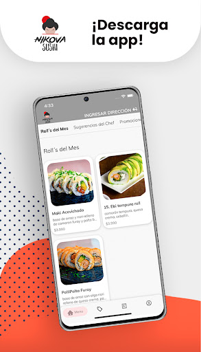 Nikova Sushi Screen 3