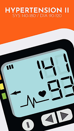 Android application Fingerprint BloodPressure clue screenshort