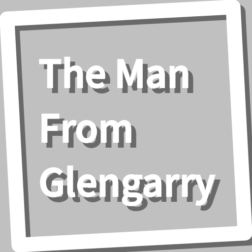 Book, The Man From Glengarry logo