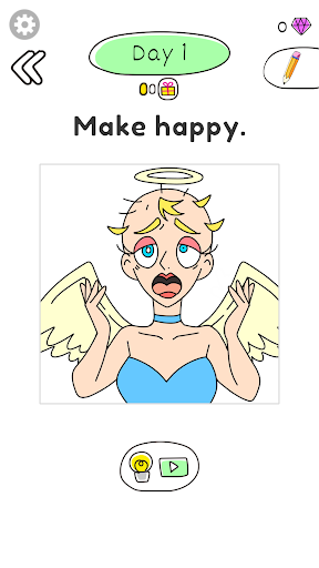Draw Happy Angel :drawing apps 0.0.4 screenshots 1