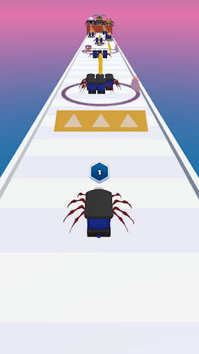 Android application Spider Train Run: Merge Battle screenshort