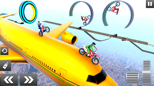 Android application Tricky Bike Stunt Racing Sim screenshort