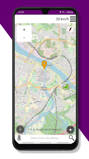 Android application Votor 1er rappel géographique screenshort