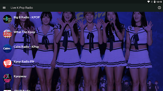Live K-Pop Radio Screenshot