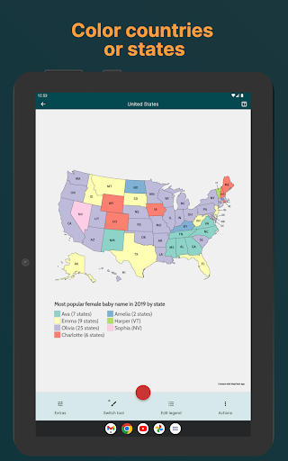 Screenshot of MapChart