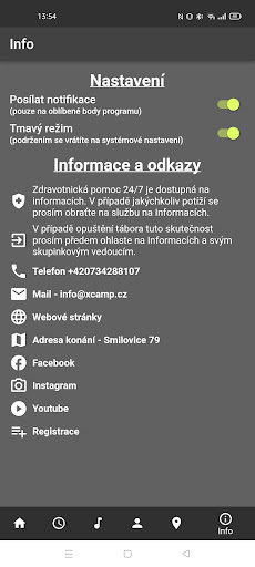 Android application XcamP screenshort
