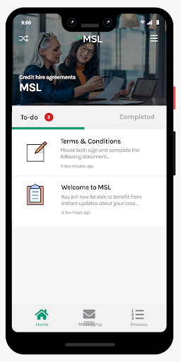 Android application MSL Claims Solutions screenshort