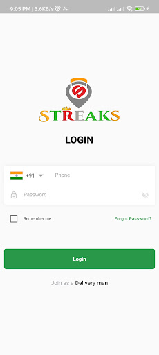 Streaks Food Delivery